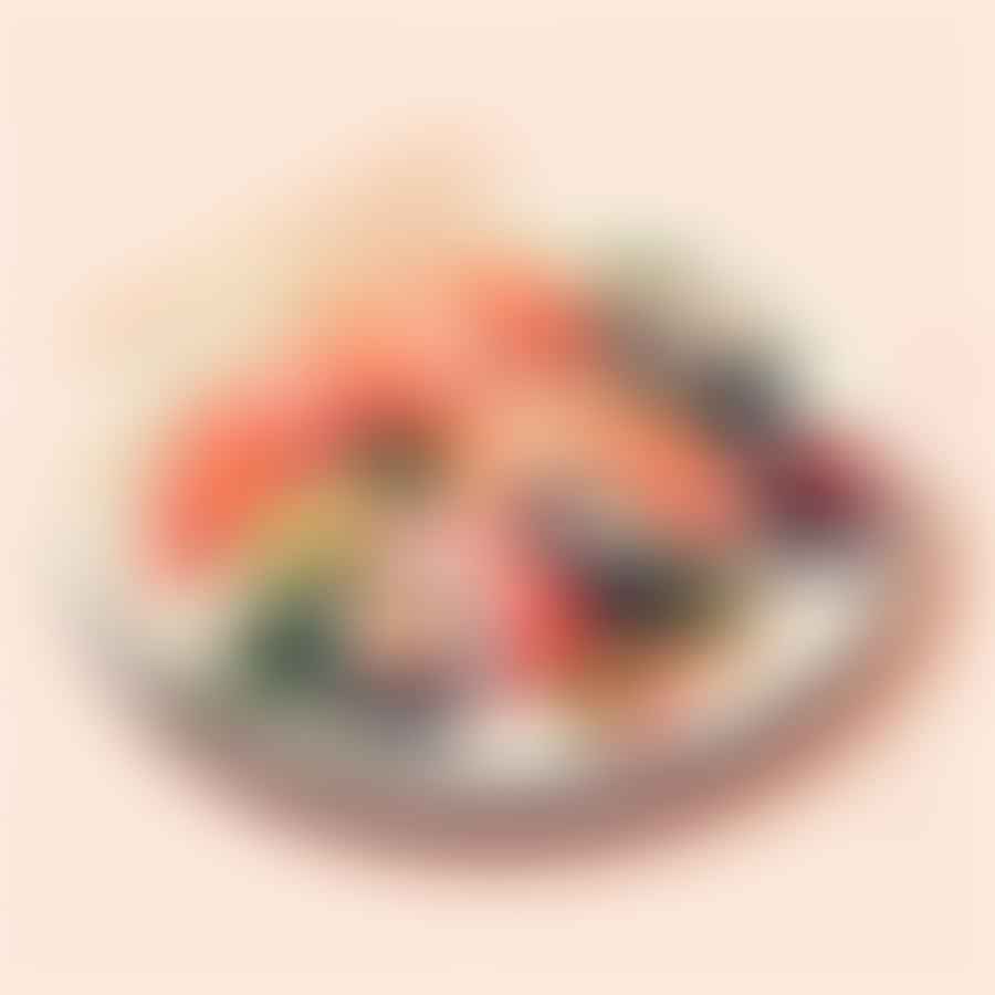 A plate of freshly made sushi